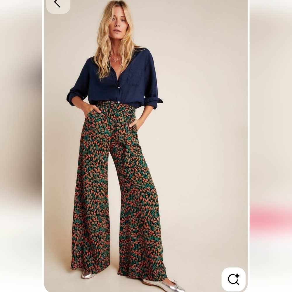 Anthropologie NWTs Mariekko Kaisla Wide Leg Pants